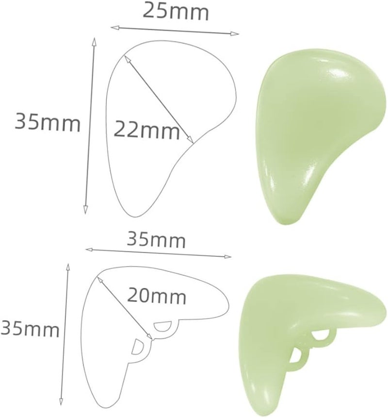 DECHOUS واقيات زوايا الأثاث واقيات الأثاث حماية الأطفال من الخطر PVC لاصق مضيء عبوة واحدة - Image 5